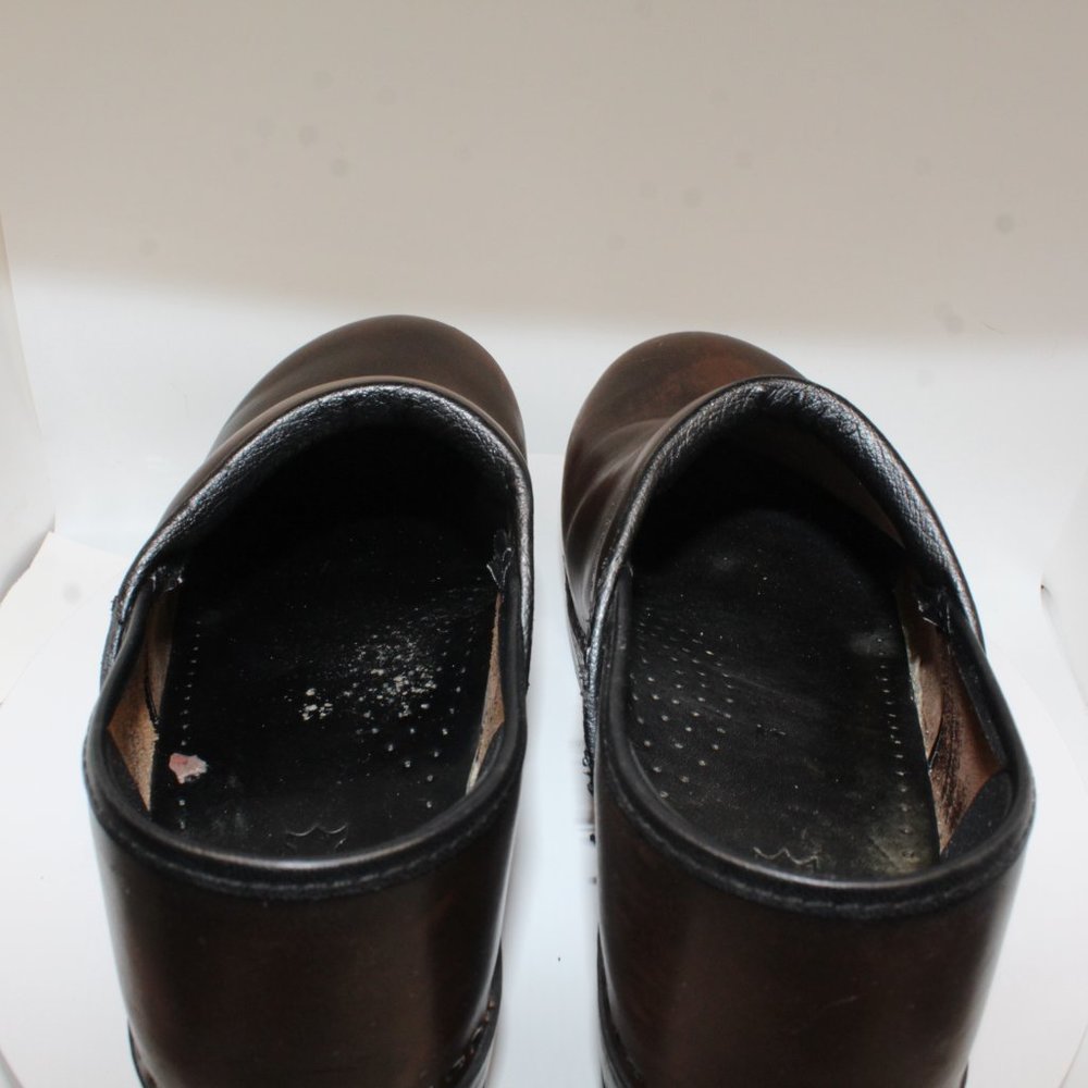Dansko Womens 41 Professional Clog Brown Slip On Leather Medical Nursing Shoes - Picture 12 of 15